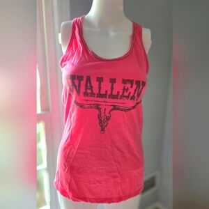 Pink Graphic Tank Top